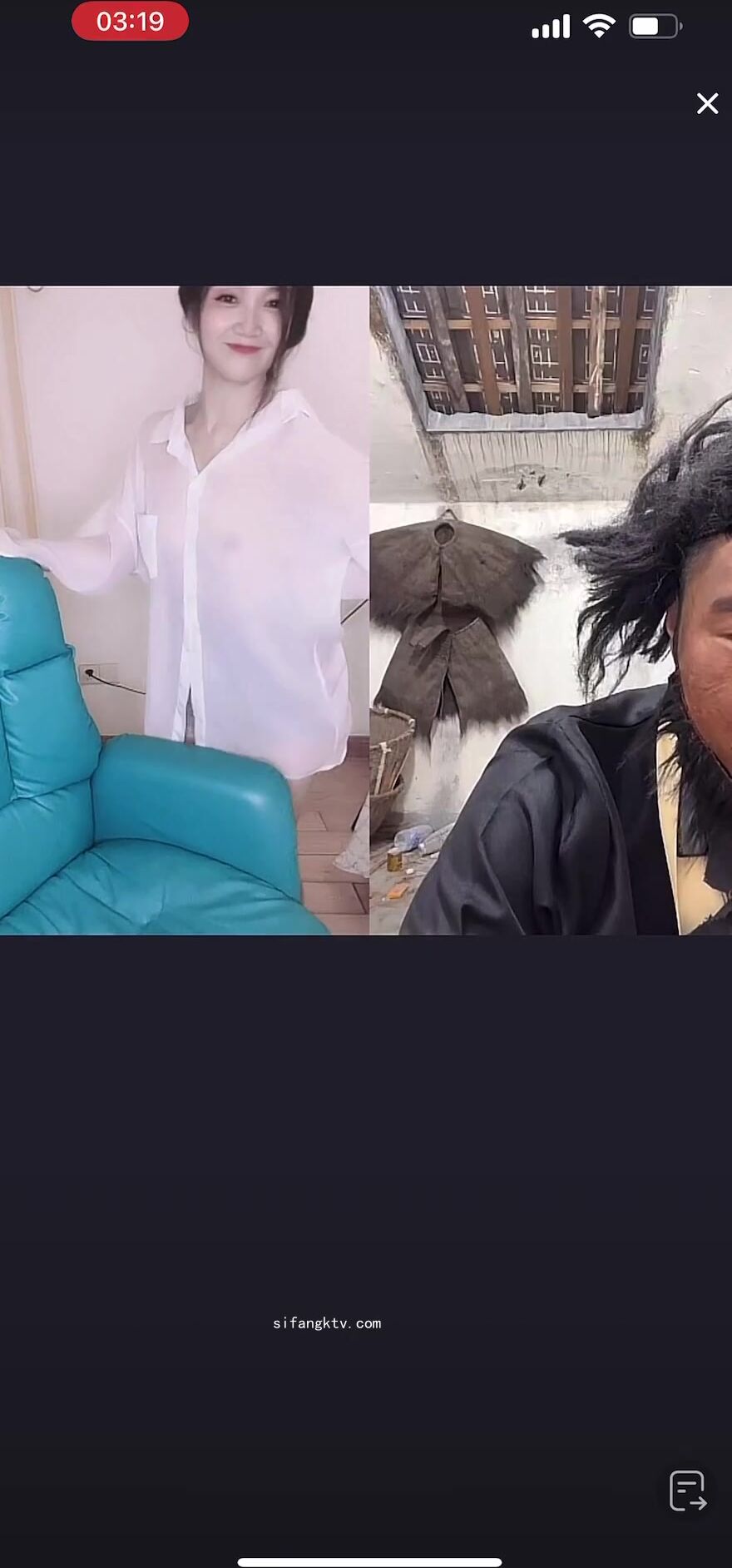 最新《瘋狂抖音》外篇之《抖音擦邊3》顏值主播直播各顯神通 閃現 走光露點 刷邊PK (110)