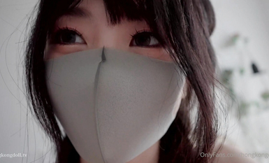 火爆網紅玩偶姐姐『HongKongDoll』自費訂閱私信 《小碎花啪啪》後入懟操