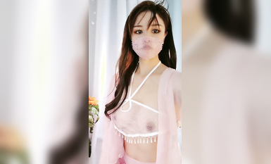 小仙女下凡！小仙女下海！天底下竟有如此好看的大奶子！仙女不僅長得甜美顏值超高，完美的大奶，其他妹子望塵莫及 國風舞蹈 (2)