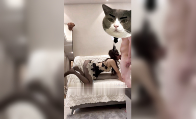 國產無碼大神玩家約操高質量女神最強性愛私拍 淺藍空乘廈航空姐反差高潮 高清面具系列-貓女-黑絲 (9)