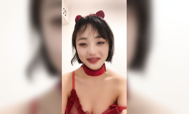 女神！奶子超級大~【聲音超甜】尺度突破！終於漏B了~狂擼~ (9)