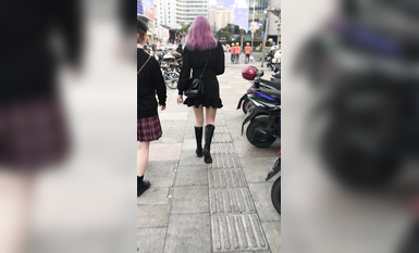 稀缺學妹專場 專業抄底靚麗學生妹JK制服 掀裙開閃光燈強抄 看的心驚肉跳太刺激 超清4K原版 (22)