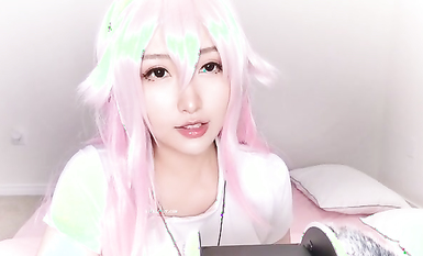 百萬粉ASM女神『MissWa』超顏大尺百變COS私拍 巨乳萌妹 呻吟誘惑到爆 高清 (2)