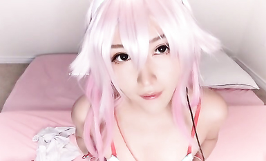 百萬粉ASM女神『MissWa』超顏大尺百變COS私拍 巨乳萌妹 呻吟誘惑到爆 高清 (2)