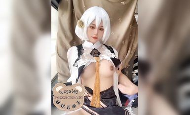 兩位高顏值COS女神『木之本瀾+桃谷若姬子』最新大尺私拍 各式動漫女神 美乳粉穴 高清 (6)