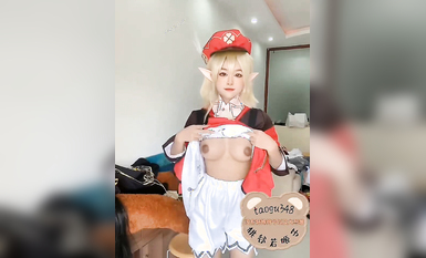 兩位高顏值COS女神『木之本瀾+桃谷若姬子』最新大尺私拍 各式動漫女神 美乳粉穴 高清 (12)