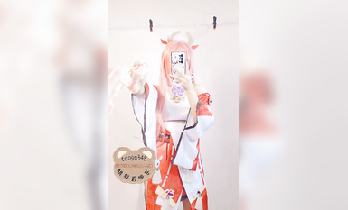 兩位高顏值COS女神『木之本瀾+桃谷若姬子』最新大尺私拍 各式動漫女神 美乳粉穴 高清 (16)