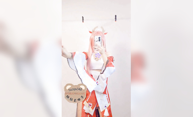 兩位高顏值COS女神『木之本瀾+桃谷若姬子』最新大尺私拍 各式動漫女神 美乳粉穴 高清 (16)